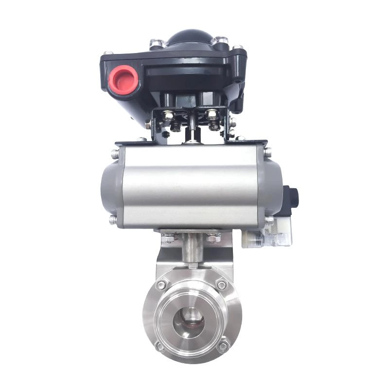 Sanitary Stainless Steel Electric Butterfly Valve