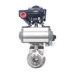 Sanitary Stainless Steel Electric Butterfly Valve