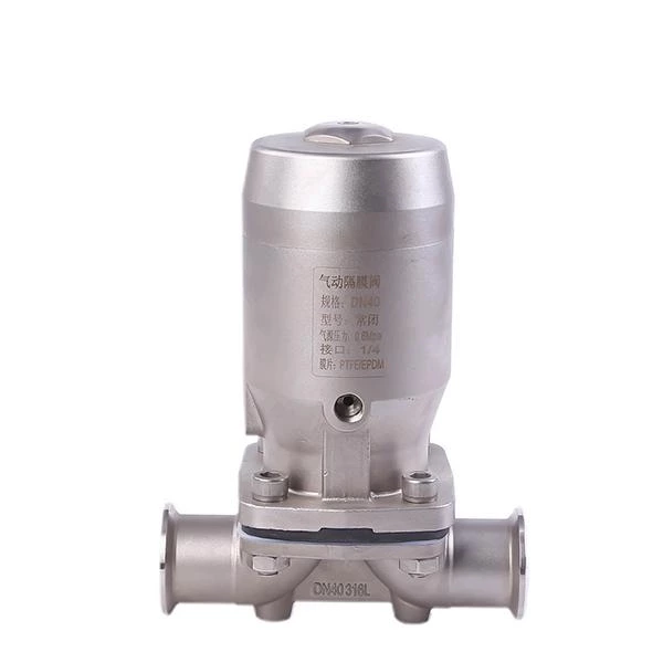 304 316L Sanitary Stainless Steel Manual Diaphragm Valve