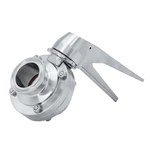 Sanitary Hygienic Ferrule Ends Manual Butterfly Valves