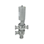 Sanitary Hygienic Stainless Steel Flow Division Diverter Valve