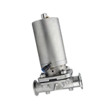 Sanitary Stainless Steel Pneumatic Straight Type Diaphragm Valve