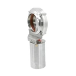 Stainless Steel Pneumatic Actuated Sanitary Weld Butterfly Valves