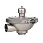 CPM Series Sanitary Butt Weld Pneumatic Constant Pressure Valve Back Pressure Valves